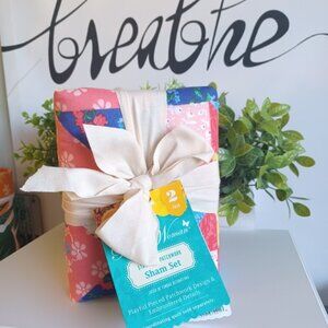 Pioneer Women Starlight Patchwork Standard Pillow Set | 2-Pack | NWT